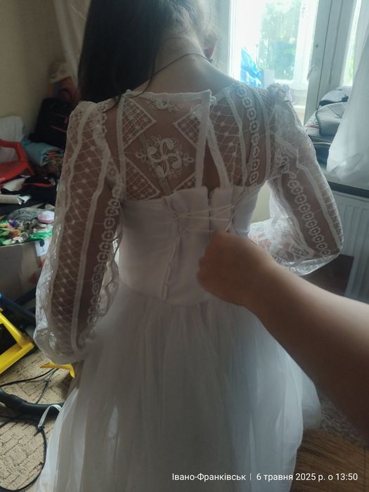 Біле плаття на причастя