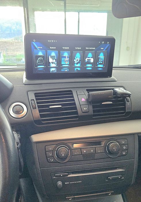 Tela Android 14 com GPS BMW E81 E82 E87 E88 + Idrive incluido