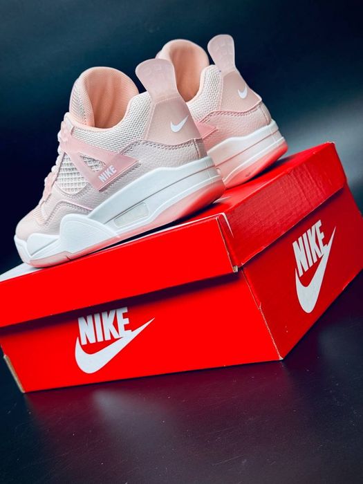 Nike aura 4 Pink /кросівки шкіряні жіночі/ рожеві найк аура 4
