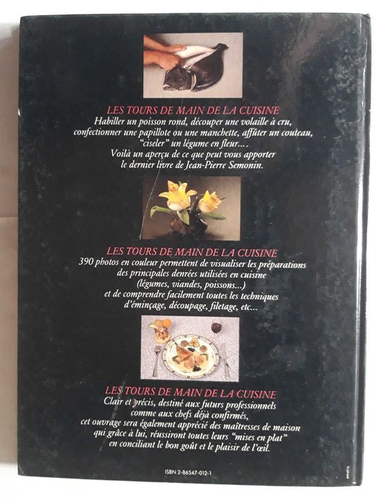 Livro - Jean-Pierre Semonin - Les Tours de Main de la Cuisine VSO