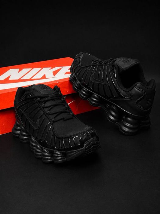 Чоловічі кросівки Nike Shox TL чорні жіночі кросовки найк  унісекс Найк Шокс 35-46 молодіжні кросівки