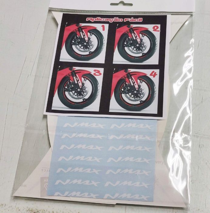 Fitas jantes Yamaha NMAX / XMAX / TMAX