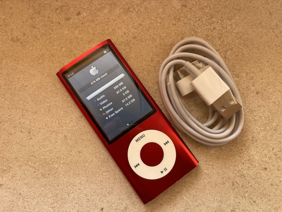 Ipod nano 5 16gb vermelho