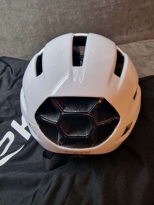 Kask rowerowy Corsa EKOI biały rozmiar S/M