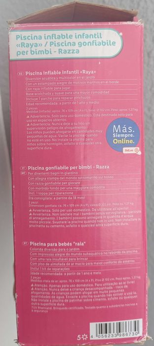 Piscina e Boia para bebe