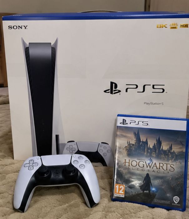 PS5 + Hogwarts Legacy — stan bardzo dobry
