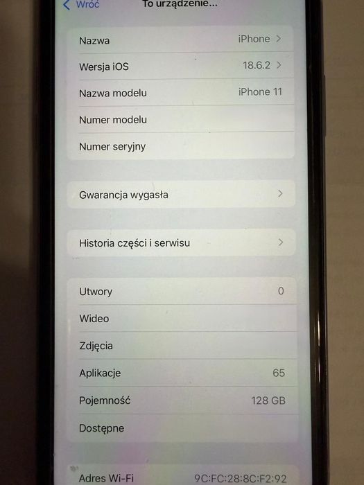 IPhone 11 128gb fioletowy