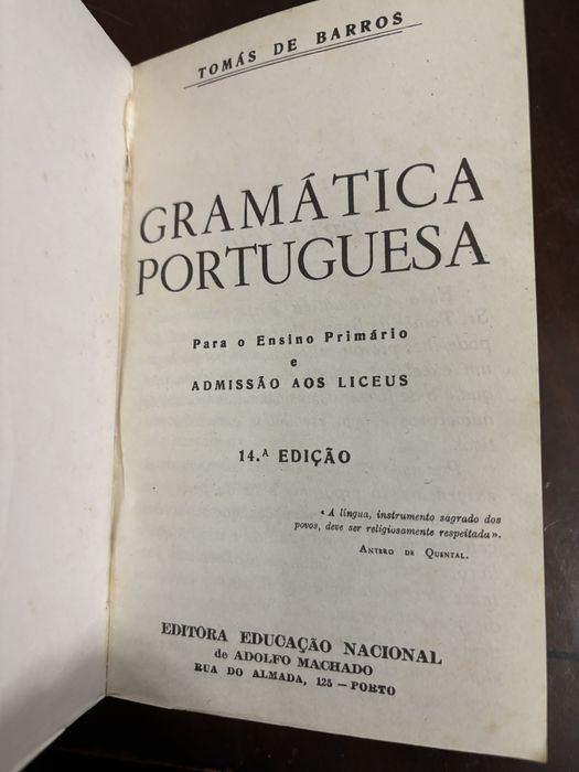 Gramática Portuguesa