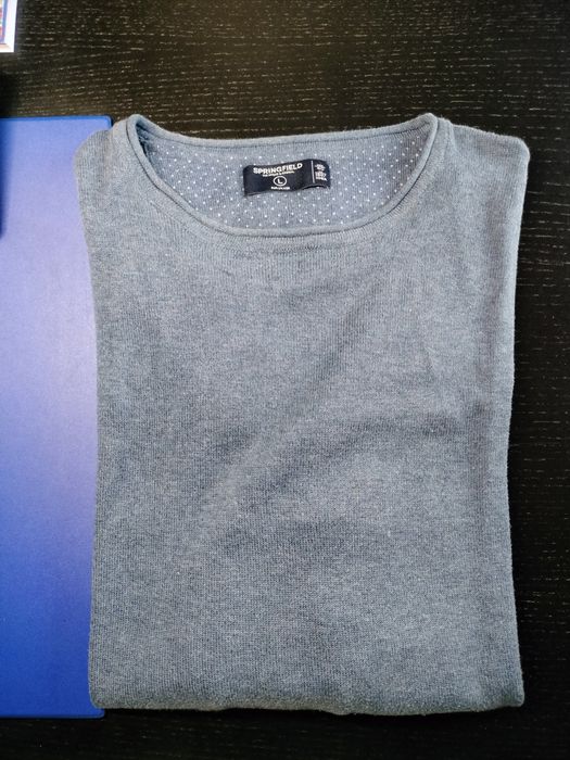 Camisola azul Springfield / tamanho L