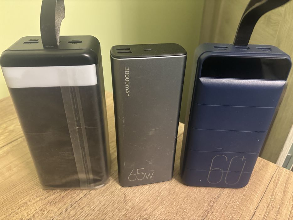Powerbanki 3 sztuki