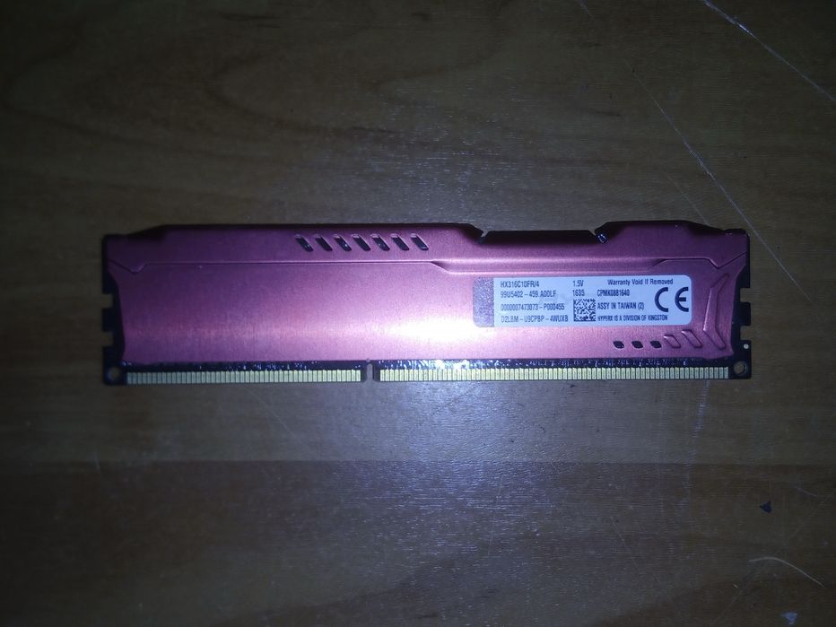 RAM Fury HyperX 4GB