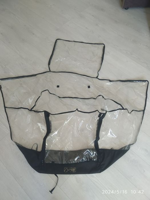Дощовик на подвійну каляску
