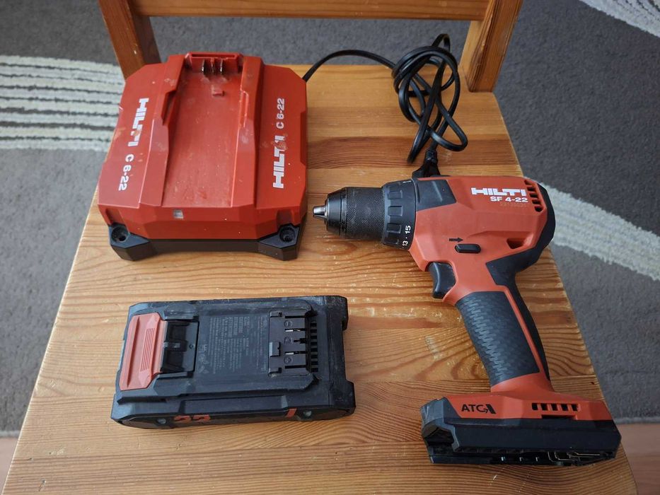Wkrętarko-Wiertarka Hilti SF 4-22 21,6V AKU 4.0AH Nuron