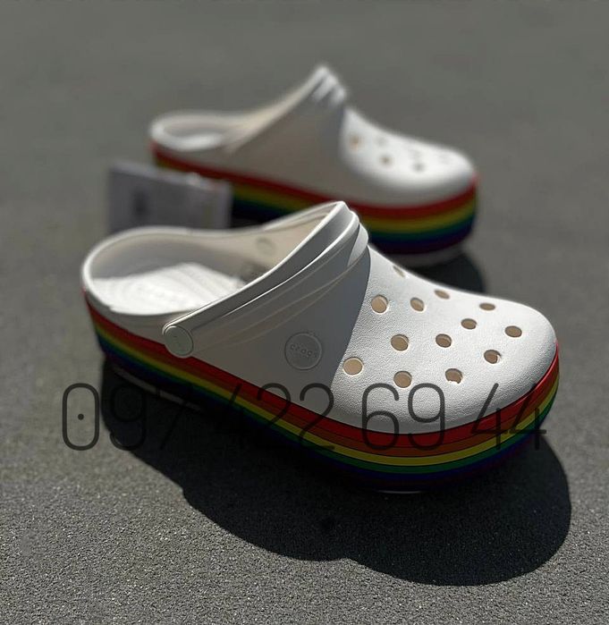 Хіт Сезону Crocs на платформі Crocs Crocband Platform На Платформі