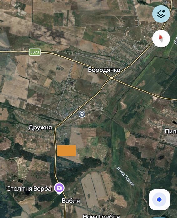Продам комерційну ділянку фасадну в с.Дружня