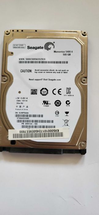 Dysk HDD Seagate 2,5" 500GB Momentus 5400.6 [008]
