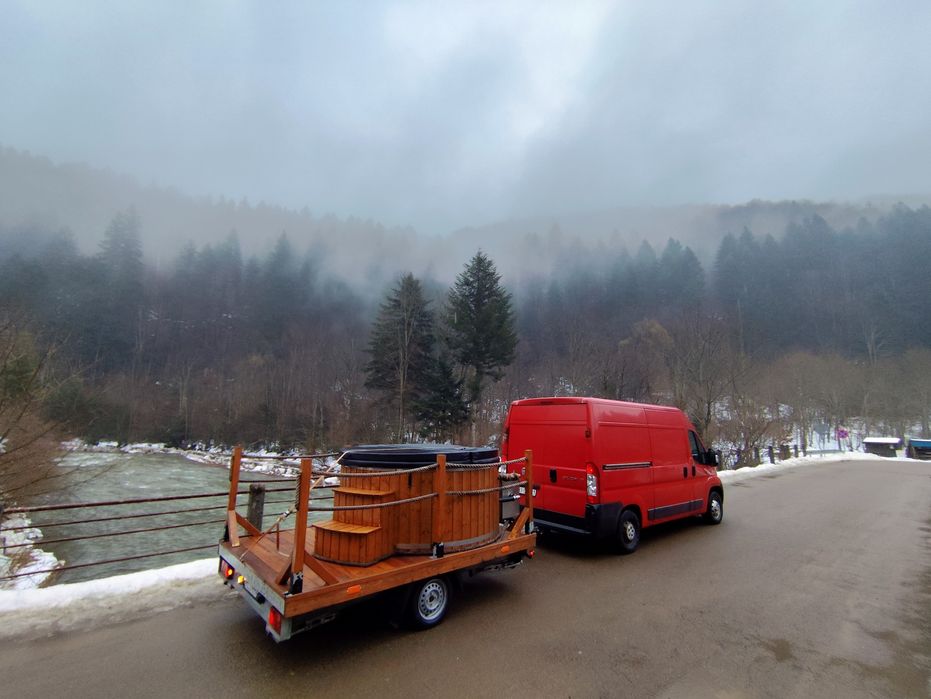 Wynajmij Mobilne jakuzzi balia bania Bieszczady