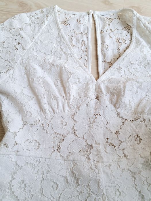 Kombinezon krótki biały