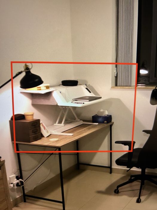 FlexiSpot Electric Standing Desk Converter EM6W – White | Like New