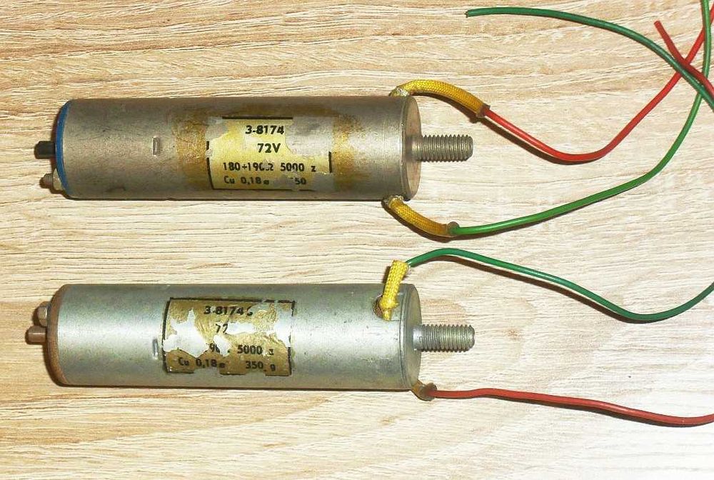 Elektromagnes pchający 3-8174S, 72 V, siła 0,35 kG czyli 3,43 N, skok 8 mm