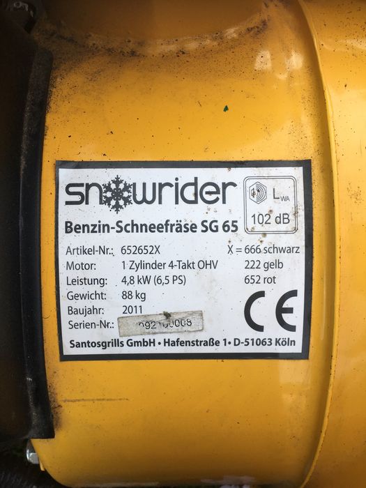 Odsnierzarka spalinowa