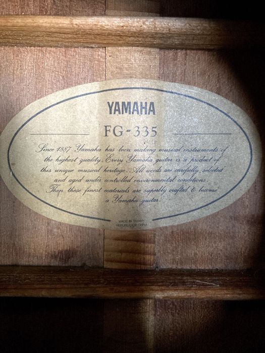 Yamaha FG-335 Vintage 1977