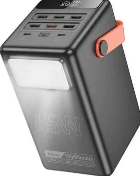 Повербанк Hoco DB03 Max Centurion Black 100000 mAh — Powerbank 65 W