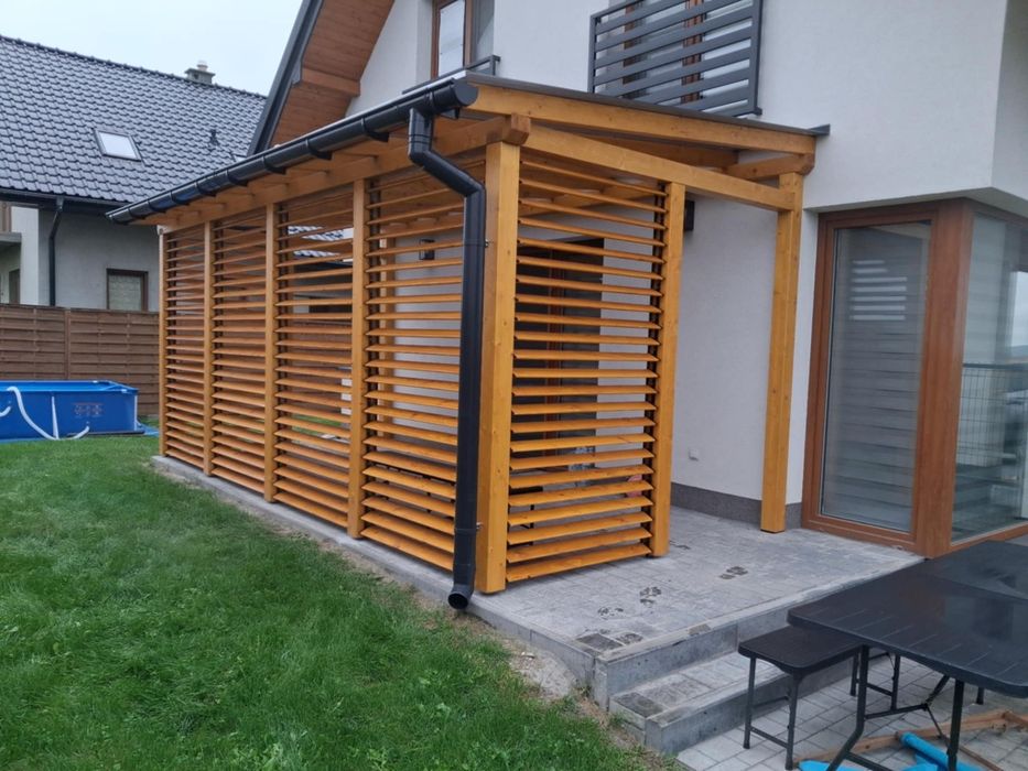 Zadaszenie tarasu wiaty pergola poliwęglan