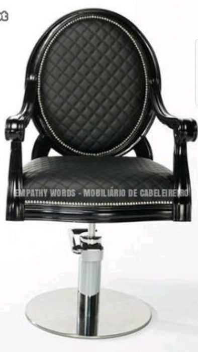 Cadeira de cabeleireiro VINTAGE nova de fábrica!