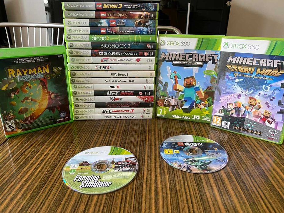 gry xbox 360 ! Minecraft, Lego, DANCE, UFC KINECT xbox 360 od 5zl