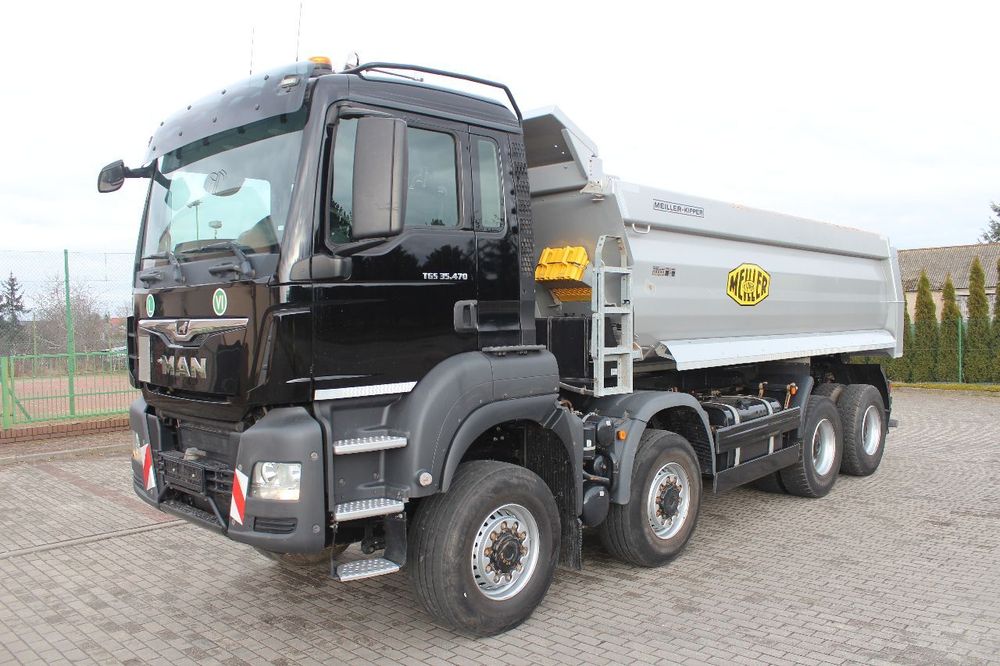 MAN TGS 35.470 8x6 WYWROTKA MEILLER KIPPER Z NIEMIEC  mulda, nawigacja, kamera cofania
