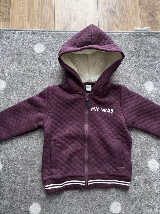 Bluza Cool Club 110 pikowana ocieplana grubsza