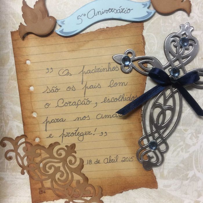 Lembrança Aniversário Batizado - Moldura Personalizada