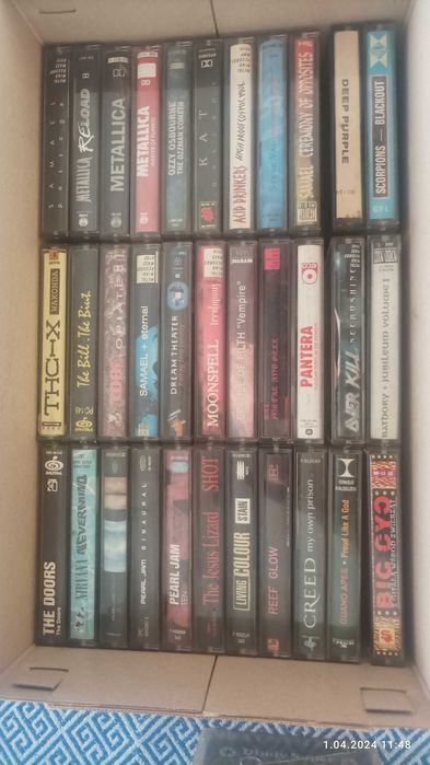 kasety rock/metal/grunge