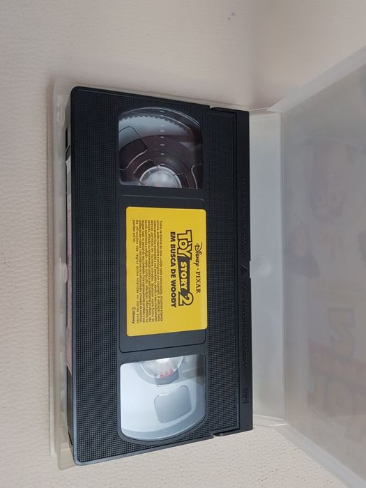 Filme Disney VHS cassete Toy Story 1 e 2