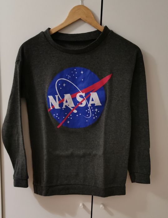 Luźna bluza z logiem Nasa