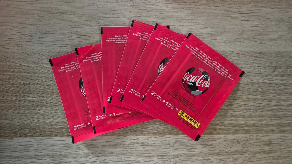 Troca 6 saquetas cromos Coca-Cola por 1 Extra Sticker Bronze