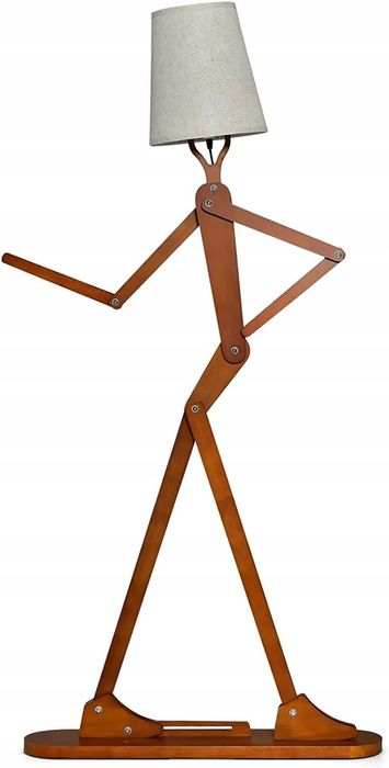 Lampa podłogowa w kształcie ludzika Loft lampa stylowa