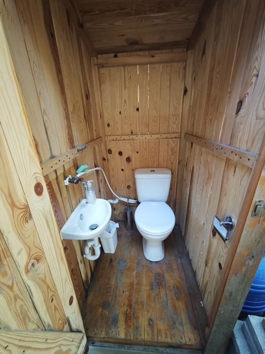 NOWOCZESNE WC wychodek  zestaw toaleta