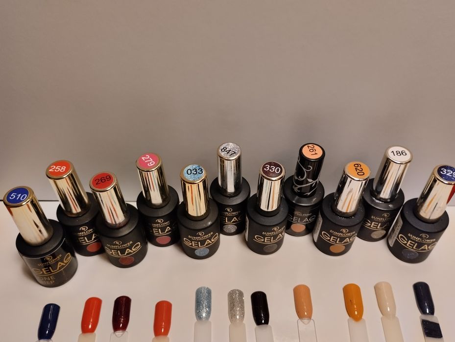 Gelaq lakiery hybrydowe zestaw