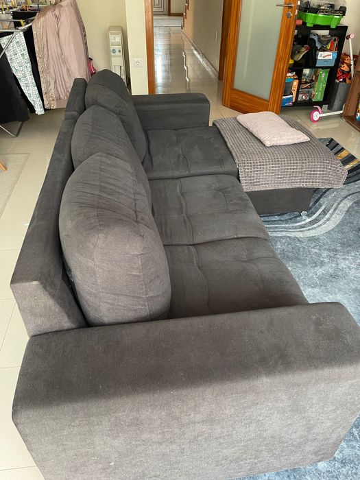 Vendo sofá cinzento