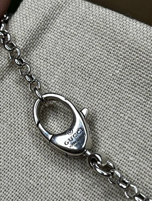 Кулон у формі серця Gucci / Цепочка Підвіска Сердце 925 проба
