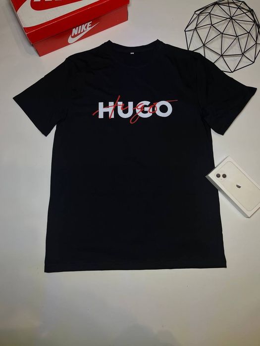 Футболка Hugo Boss / Чорна Хуго Босс / Boss/ футболки /хуго бос/ унісекс / дешево /ХУГО/ХУГО БОСС