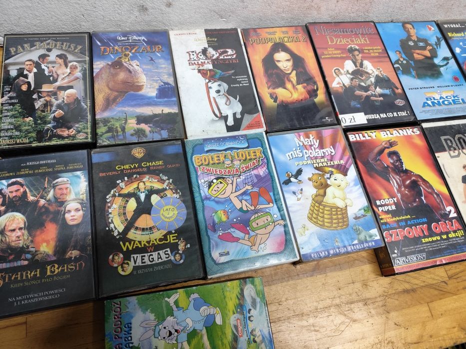Kasety VHS pakiet