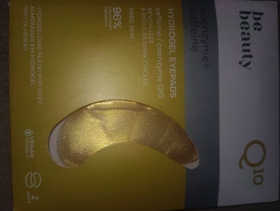 Hydrożelowe płatki pod oczy energizing i Q10 coenzyme+caffeine