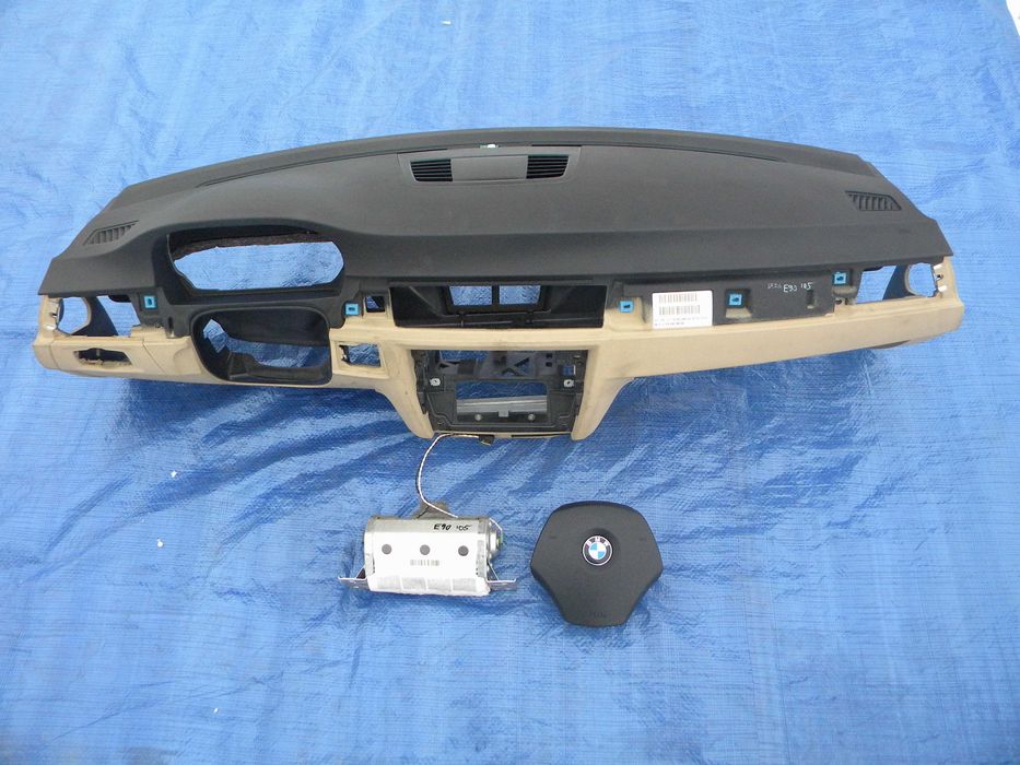 BMW20 E90 Konsola Deska Airbag BEIGE Opolskie Części 2005