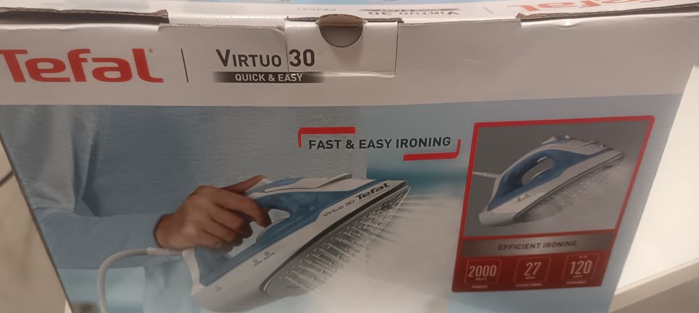 Ferro a vapor Tefal novo