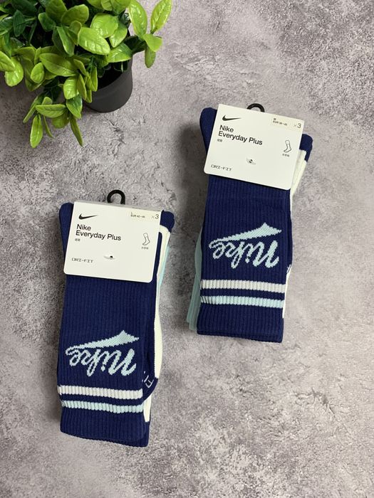 Шкарпетки Nike Everyday Plus Dri-FIT, набір 3 пари носки