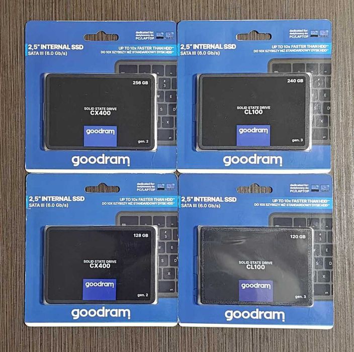 SSD Goodram, Apacer 120GB - 512Gb: 420 грн. - Комплектуючі та аксесуари ...