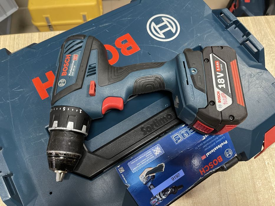 Bosch GSR 18V-28 L-Boxx / акумуляторний шуруповерт Бош